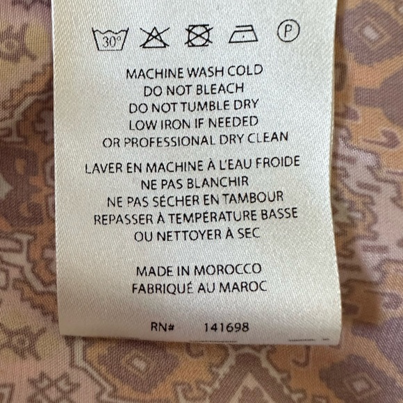 Ramy Brook Women's Long Sleeve Floral Bohemian Printed Dailey Top Size S - Picture 13 of 13